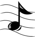 Musical note Royalty Free Stock Photo