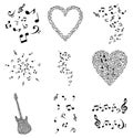 Musical note4 Royalty Free Stock Photo