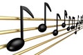 Musical Notes Royalty Free Stock Photo