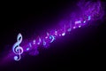 Musical notes Royalty Free Stock Photo