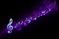 Musical notes Royalty Free Stock Photo