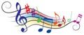 Musical Notes Royalty Free Stock Photo