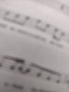 Musical Notes, Sheet Music Blurred Background