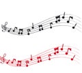 Musical Notes and Staff