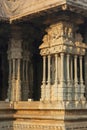 Musical pillars at Vittala Temple at Hampi, Karnataka, India Royalty Free Stock Photo