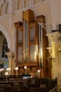 Musical pipe organ of the Cathedral Church of Christ Lagos Nigeria. Royalty Free Stock Photo