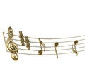 Musical score Royalty Free Stock Photo