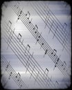 Music note background Royalty Free Stock Photo