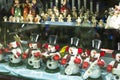 Musical Snowman Figurine Royalty Free Stock Photo