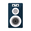 Musical speaker audio stereo Royalty Free Stock Photo