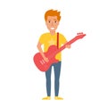 Musical style. Vector. Cartoon. Isolated