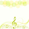 Musical theme background. vector Royalty Free Stock Photo