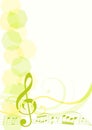 Musical theme background. vector Royalty Free Stock Photo