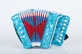 Musical toy accordion for children Royalty Free Stock Photo