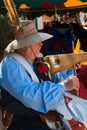 Musician at Arizona Renaissance Festival. Royalty Free Stock Photo