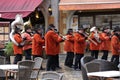 Musician band during Carnival of Limoux