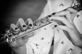 The Musician Flutist Girl Flute Player Royalty Free Stock Photo