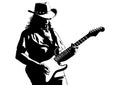 Blues guitar man two