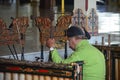 The musician of Javanese stringed music