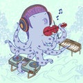 Musician octopus