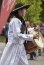 Musician performing for the carnival opening of Salta, Argentina