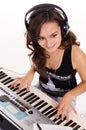 musician at piano Royalty Free Stock Photo