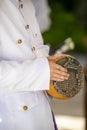 Musician playing a Tro at a Cambodian Wedding Ceremony