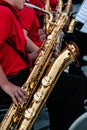 Bariton Sax Royalty Free Stock Photo