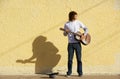 Musician on Sidewalk