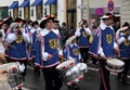 Musicians in Carnival Royalty Free Stock Photo