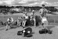 Musicians on Charles Bridge in Prague