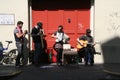 Musicians in the French Quarter Royalty Free Stock Photo