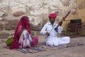 Musicians at Mehrangarh Fort, Jodhpur, Rajasthan, India