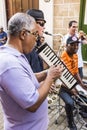 Musicians playing Havana