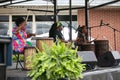 Thomasville, Georgia 06192021 - Musicians playing at a local Juneteenth celebration festival