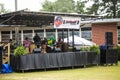 Musicians playing at a local Juneteenth celebration festival in Thomasville, Georgia