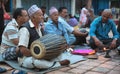 Musicians playing traditional music Nepal