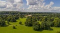 Muskau Park, UNESCO, Poland, 08.2017,aerial view