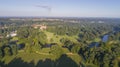 Muskau Park, UNESCO, Poland, 08.2017,aerial view