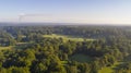 Muskau Park, UNESCO, Poland, 08.2017, aerial view