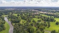 Muskau Park, UNESCO, Poland, 08.2017, panorama, aerial view