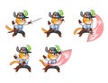 Muskeeter Cat Game Sprite