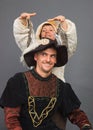 The musketeer and his muse Royalty Free Stock Photo
