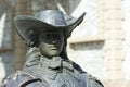 Musketeer statue Royalty Free Stock Photo