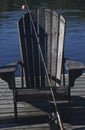 Muskoka chair by the lake