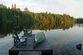 Muskoka Dock - Early Summer Evening Royalty Free Stock Photo