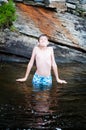 Muskoka lake swimming