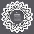 Muslim abstract greeting card