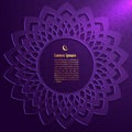 Muslim abstract greeting card