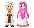 Muslim adult cartoon greeting